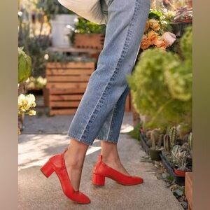 Everlane Red Day Pump Heel